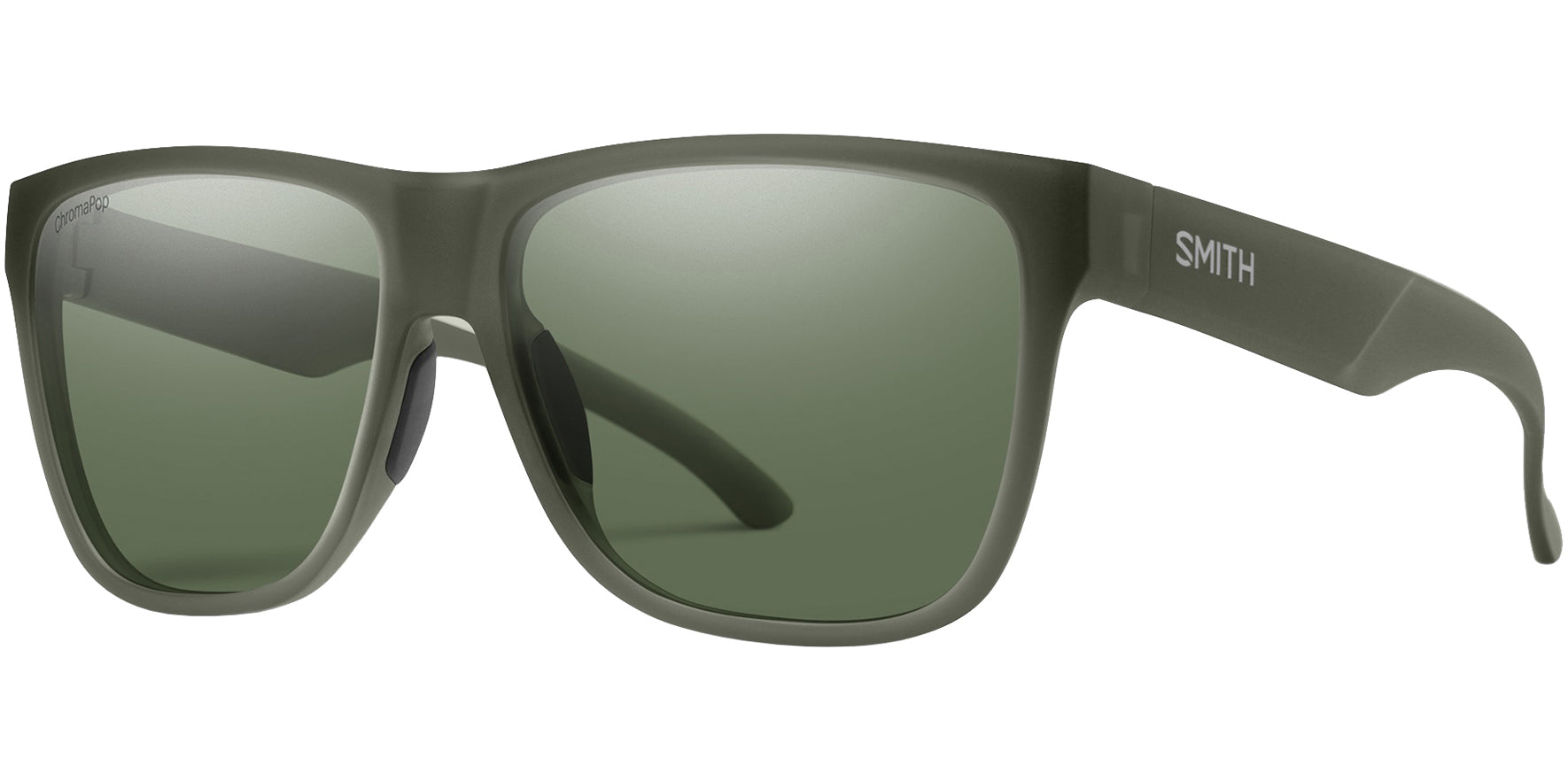 Smith Optics Lowdown XL 2 Polarized ChromaPop Matte Moss Crystal Soft Square