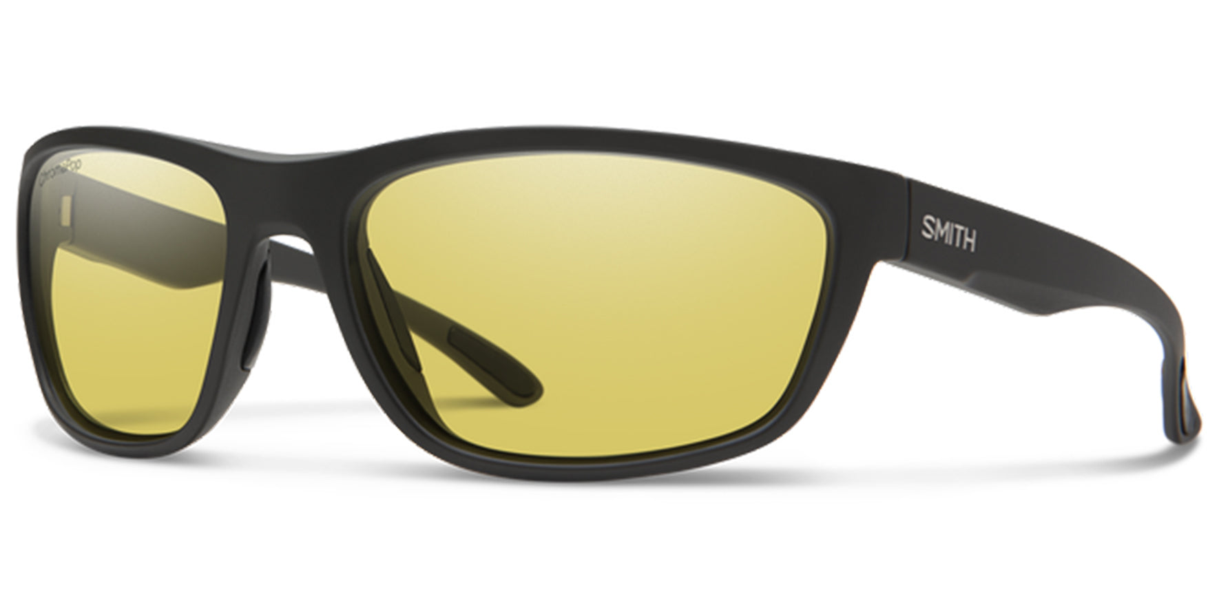 Smith Redding ChromaPop Polarized Matte Black Rectangular w/ Glass Lens