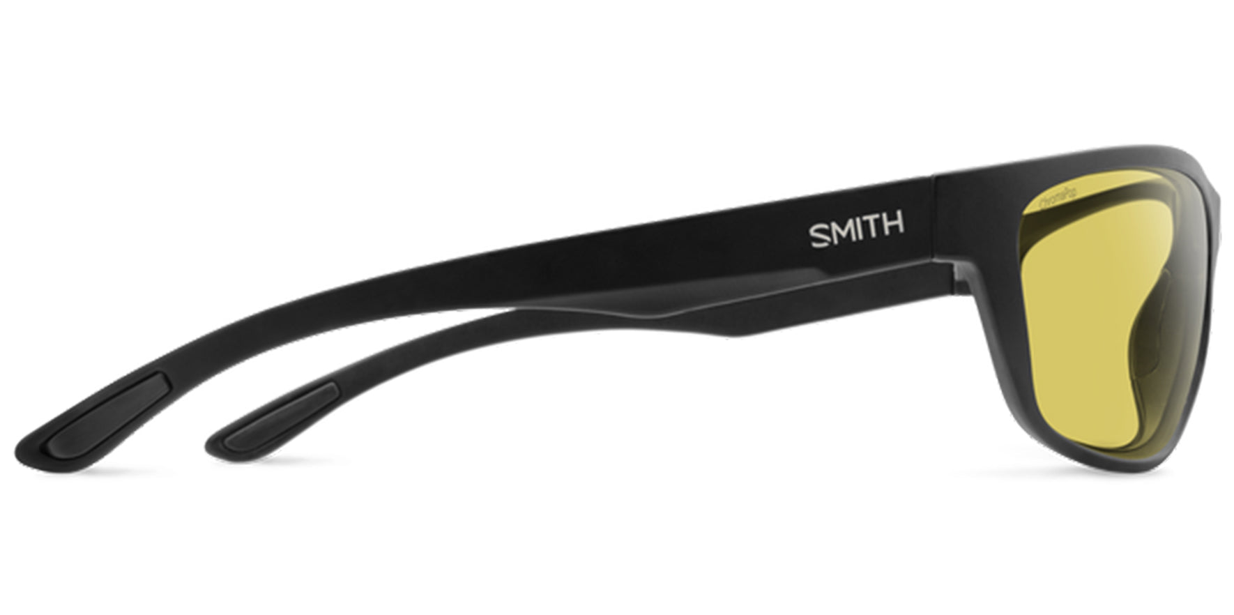 Smith Redding ChromaPop Polarized Matte Black Rectangular w/ Glass Lens