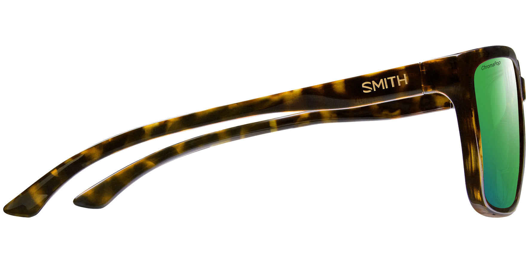 Smith Optics Shoutout Polarized ChromaPop Tortoise Square Sport w/ Glass Lens - Eyedictive