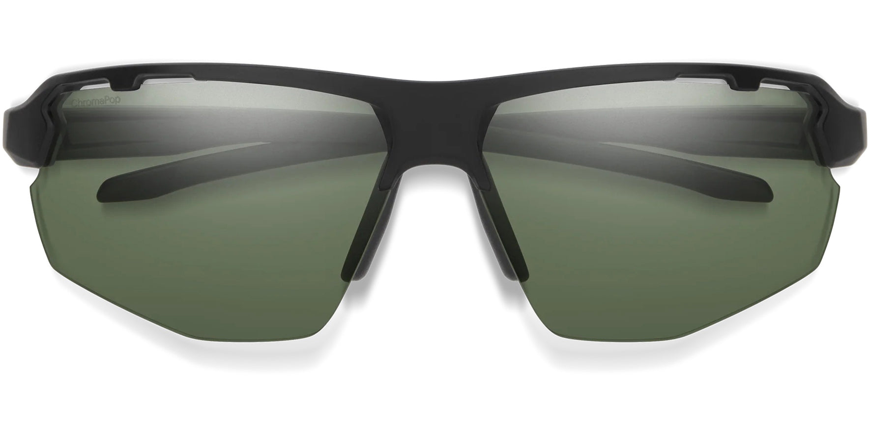 Smith Optics Resolve Polarized ChromaPop Matte Black Semi-Rimless Wrap