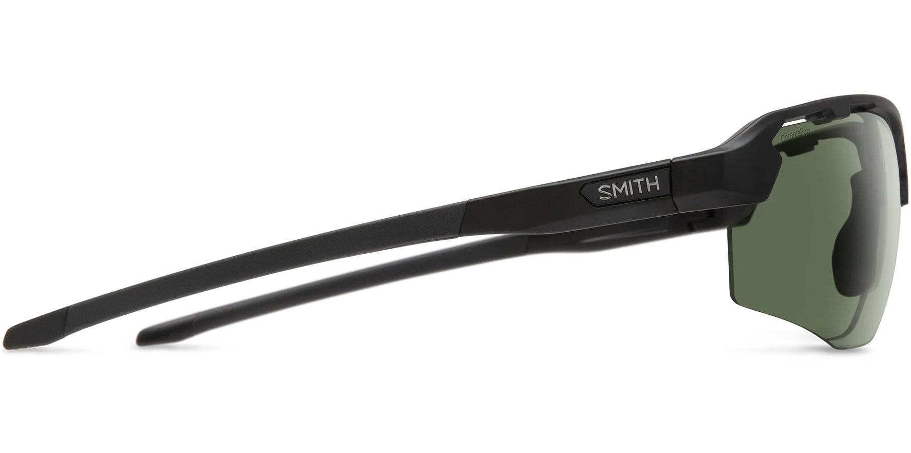 Smith Optics Resolve Polarized ChromaPop Matte Black Semi-Rimless Wrap