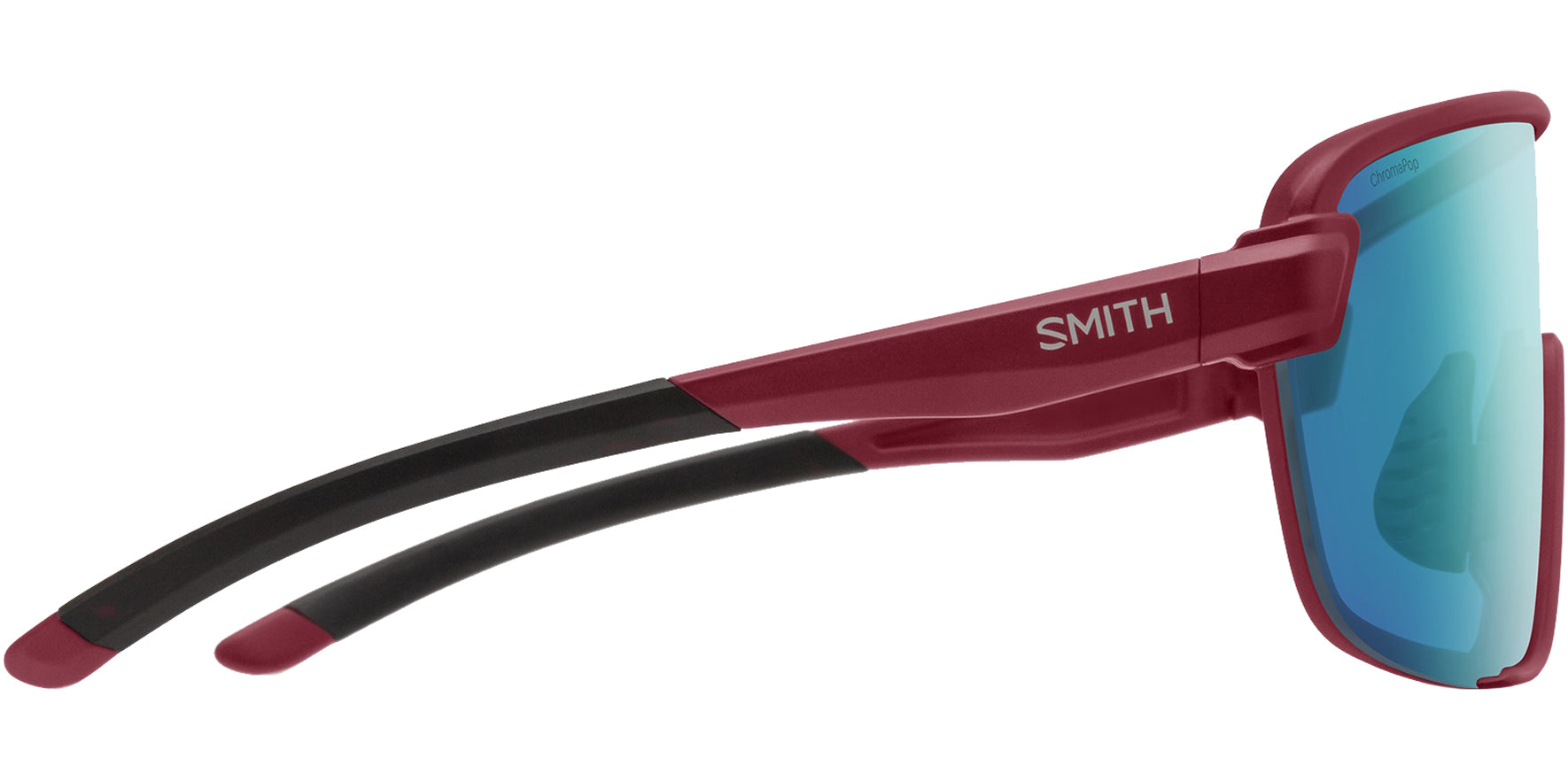 Smith Optics Bobcat Matte Merlot Shield ChromaPop w/ Bonus Lens - Eyedictive