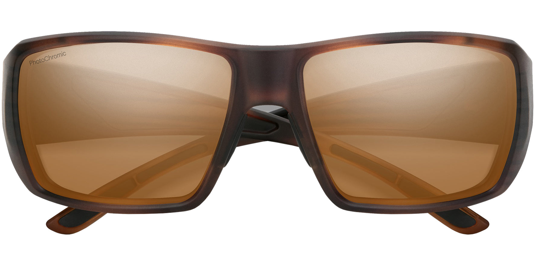 Smith Optics Guide's Choice S Polarized Polarchromic Matte Tortoise Wrap w/ Glass Lens