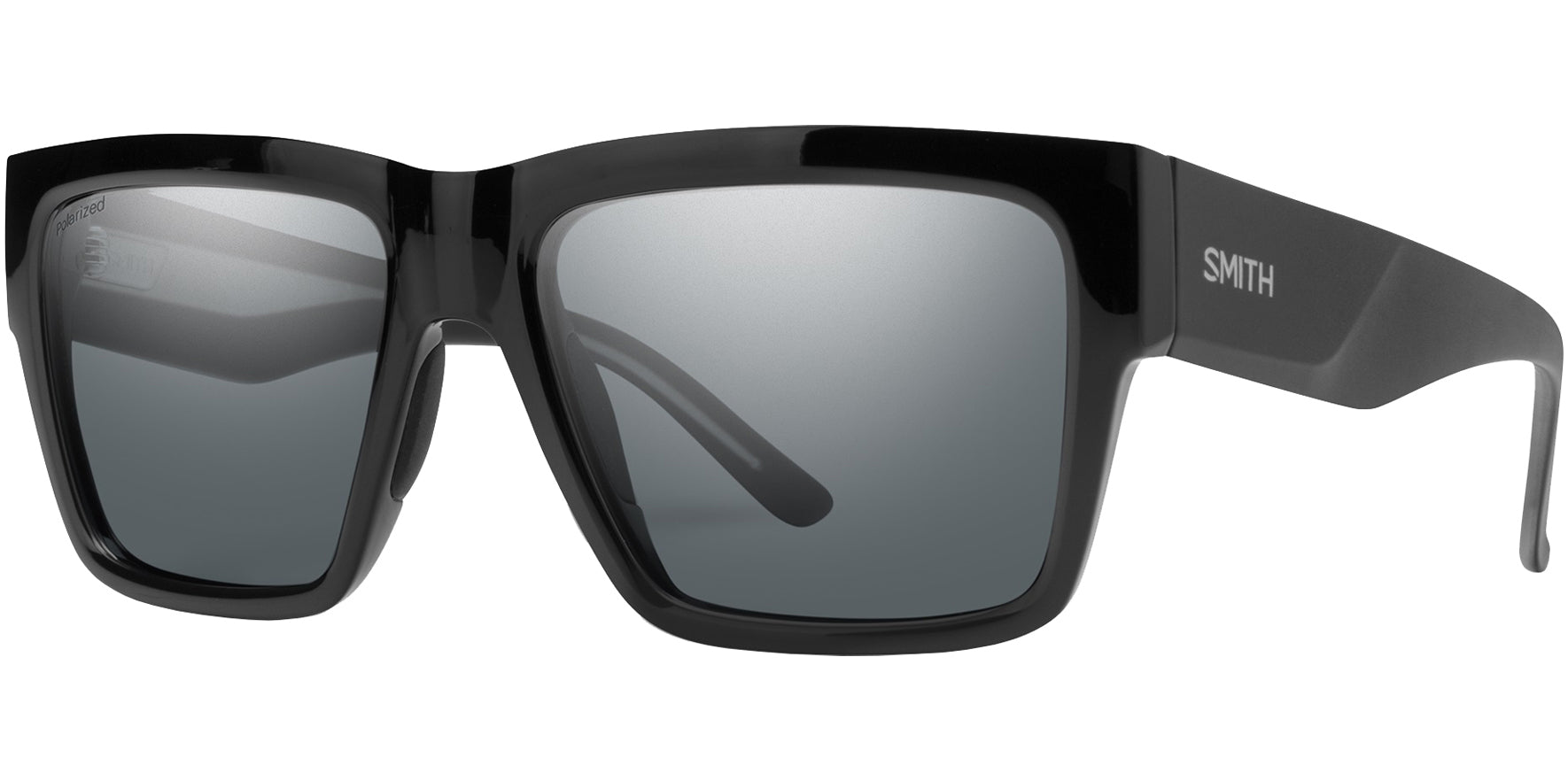 Smith Optics Lineup Polarized Black Square w/ Carbonic Lens