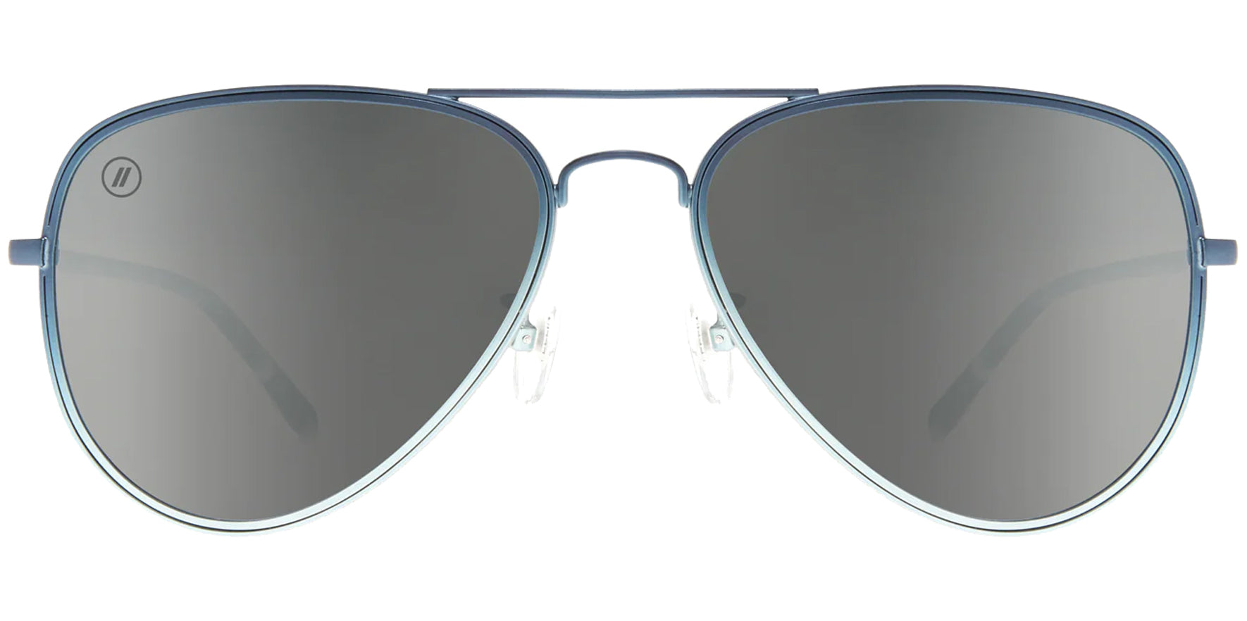 Blenders Eyewear A Series Polarized Matte Classic Aviator w/ Mirrored Lens