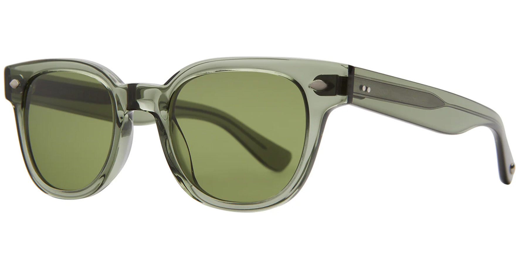 Garrett Leight Canter Rounded Square Classic w/ Glass Lens