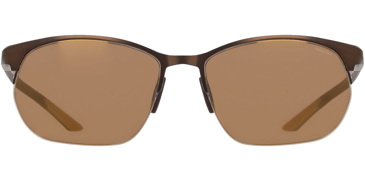 Nike Modern Metal Zone Semi-Rimless Square w/ Max+ Lens