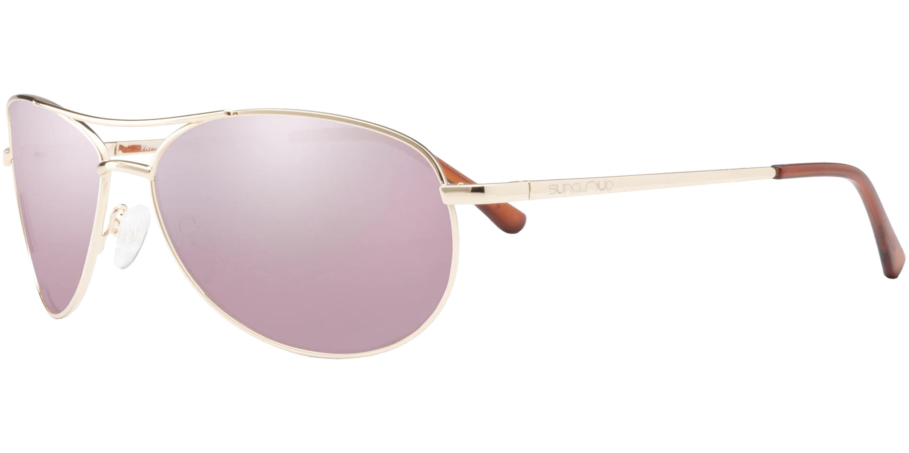 Patrol Polarized Aviator Sunglasses w/ Polycarbonate Mirror Lens