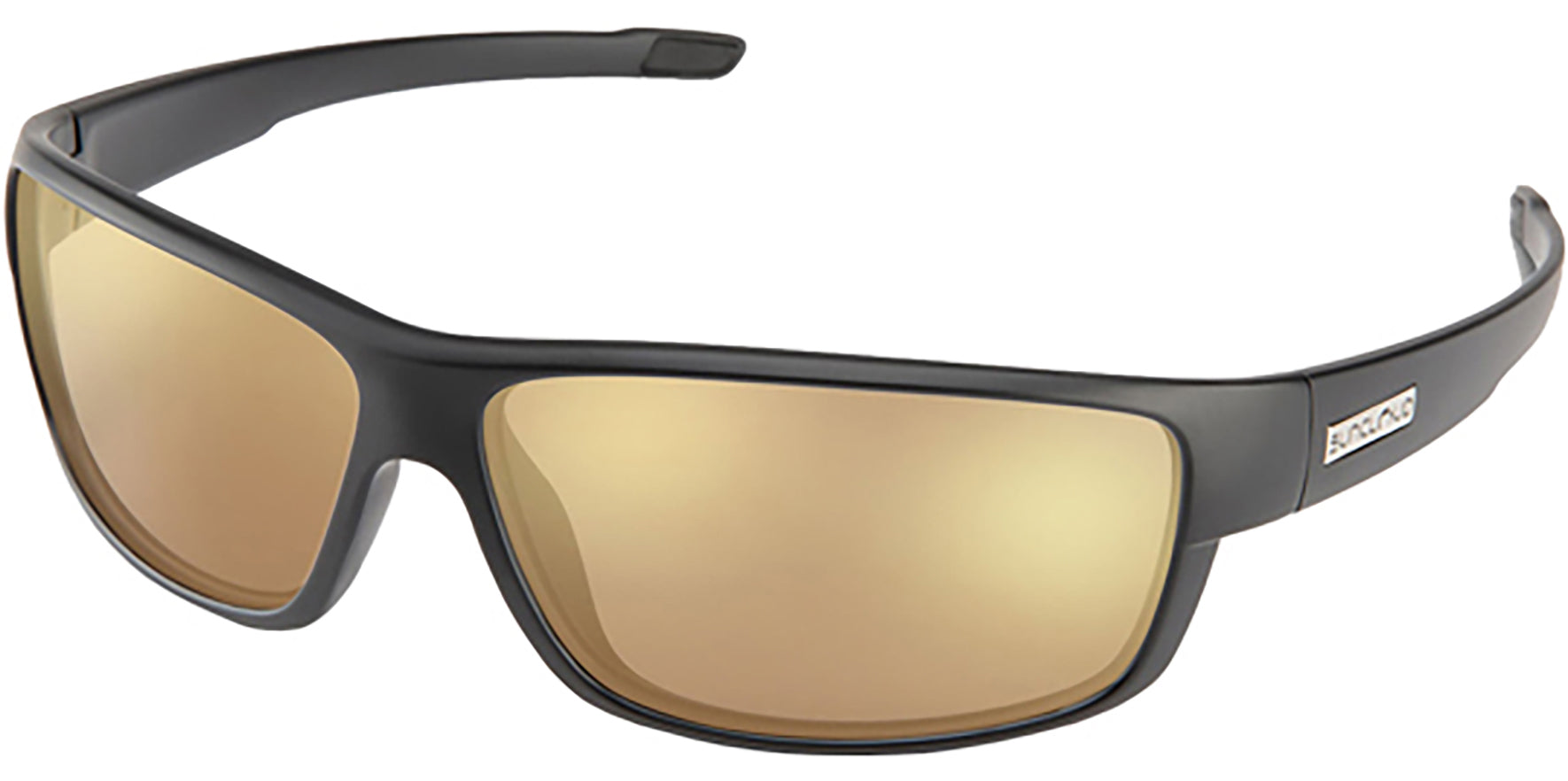 Suncloud Voucher Polarized Matte Black Sport Wrap - Eyedictive