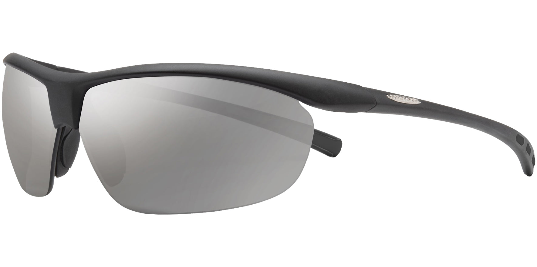 Suncloud Zephyr Polarized Semi-Rimless Wrap w/ Mirror Lens