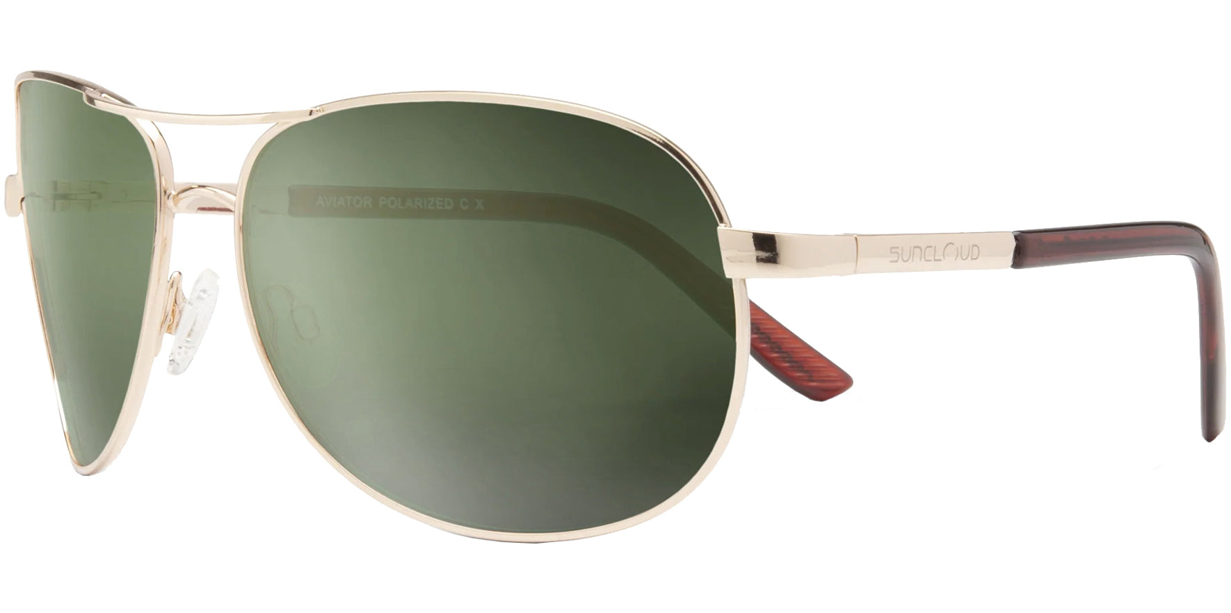 Suncloud Polarized Aviator w/ Polycarbonate Mirror Lens