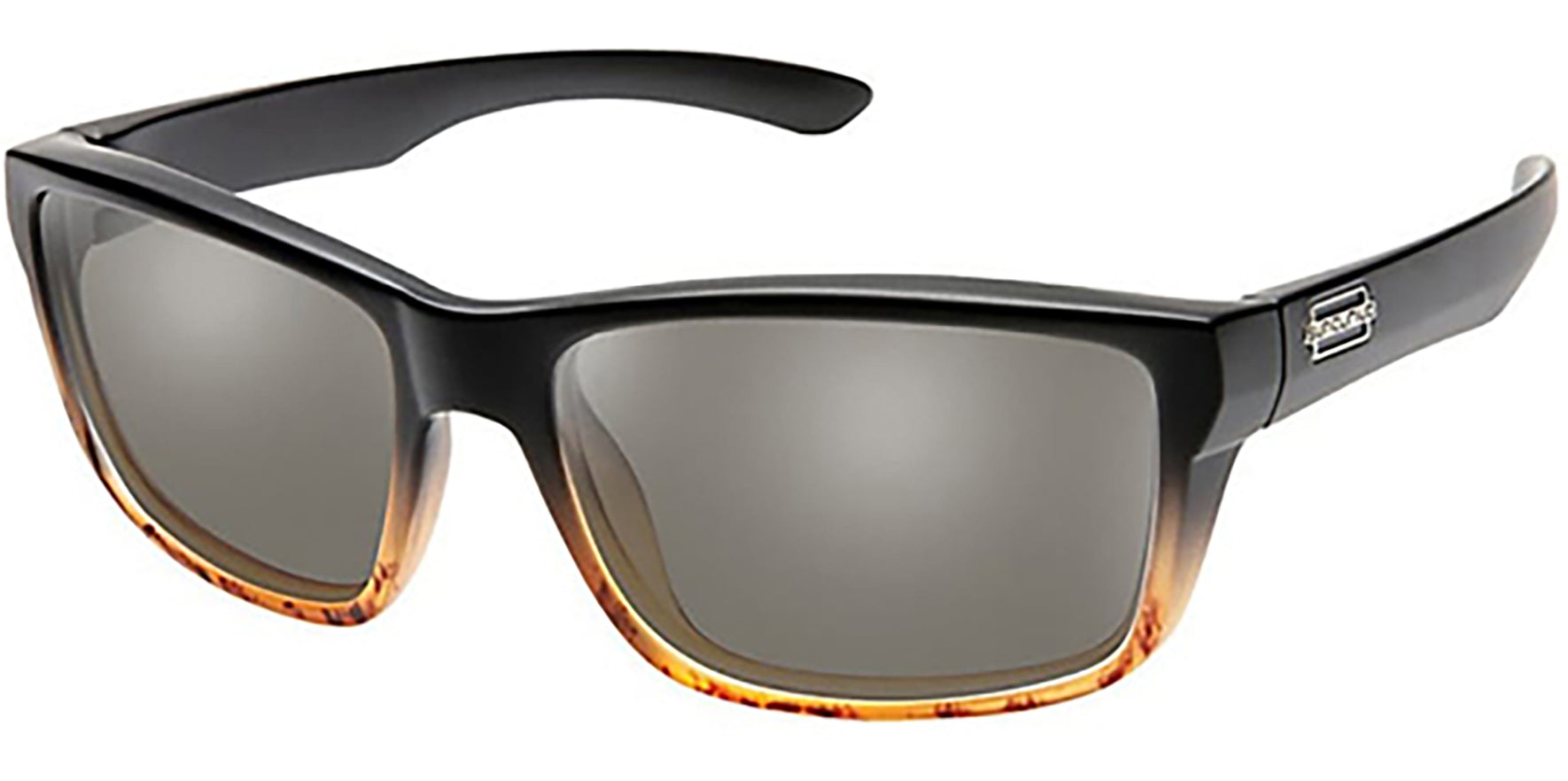 Suncloud Mayor Polarized Matte Black/Tort Fade Square Sport - Eyedictive