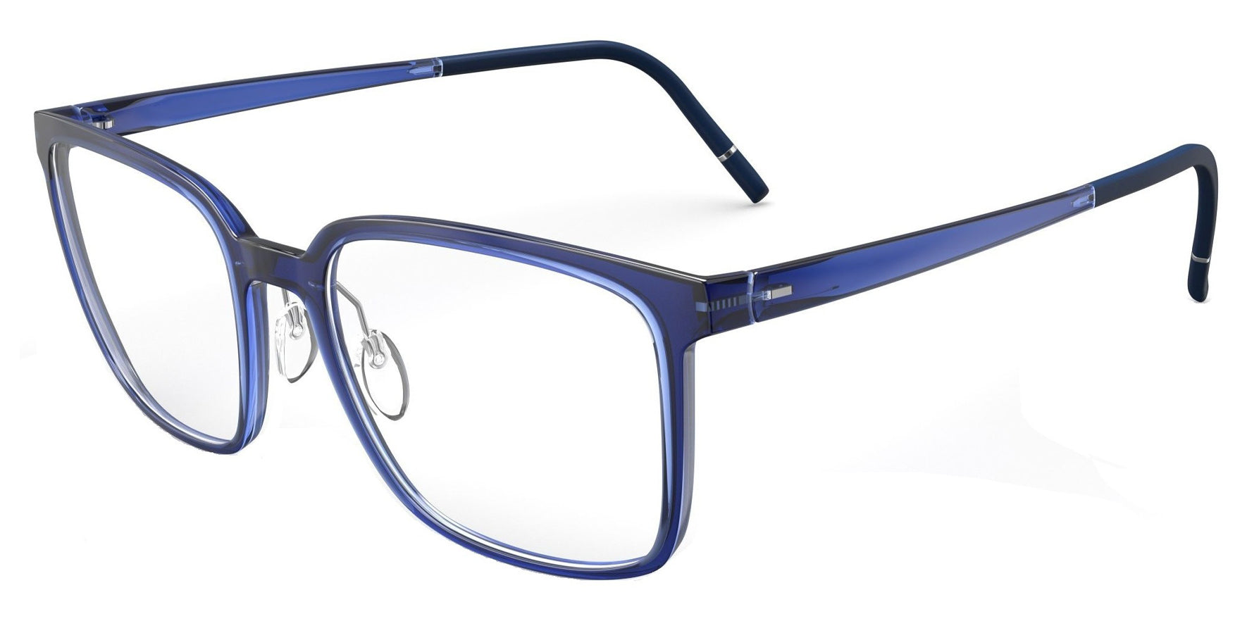 Silhouette Sustainability Collection Clear Sky Square Eyeglass Frames
