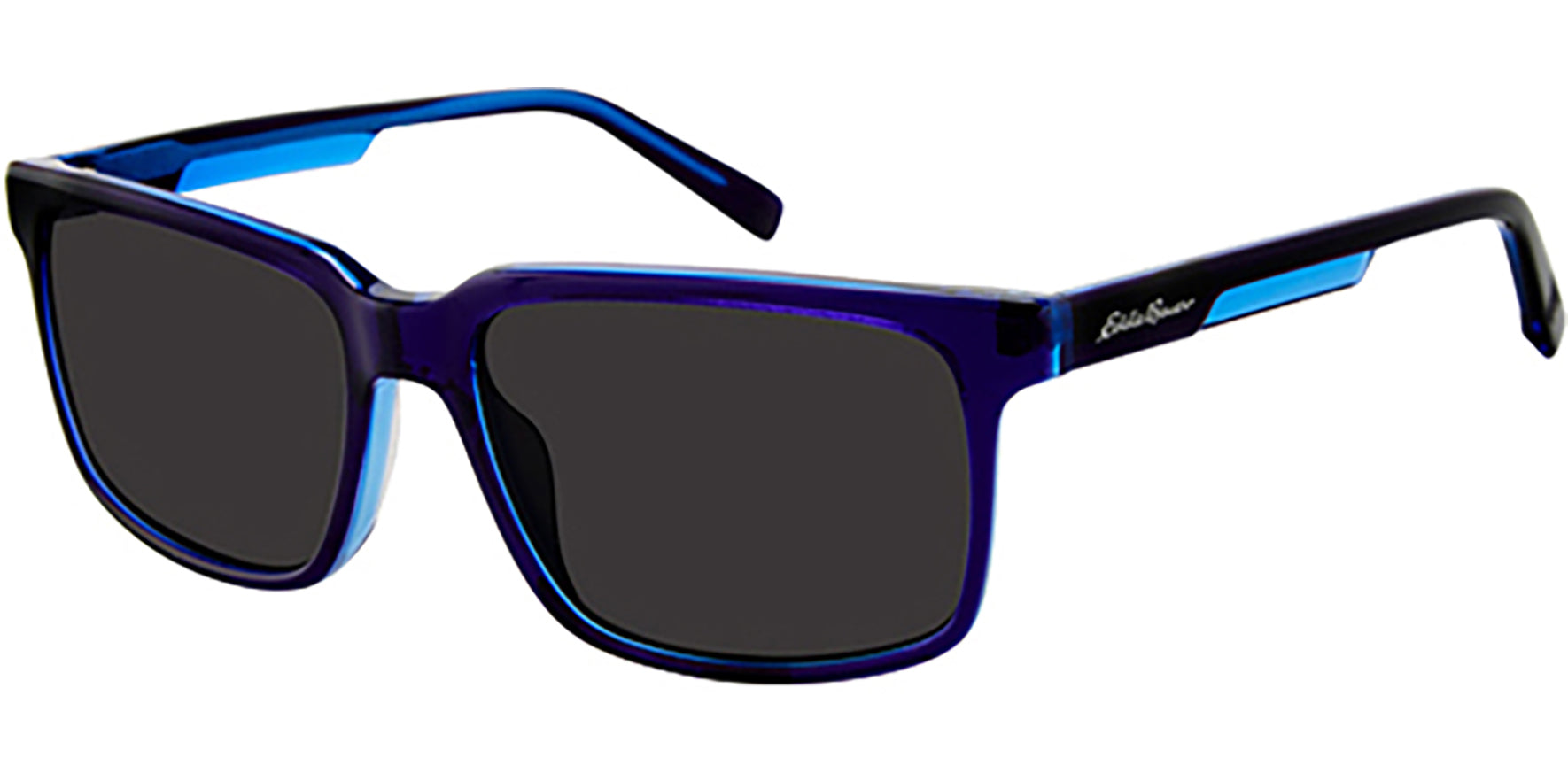 Eddie Bauer Polarized Translucent Blue Square Classic - Eyedictive