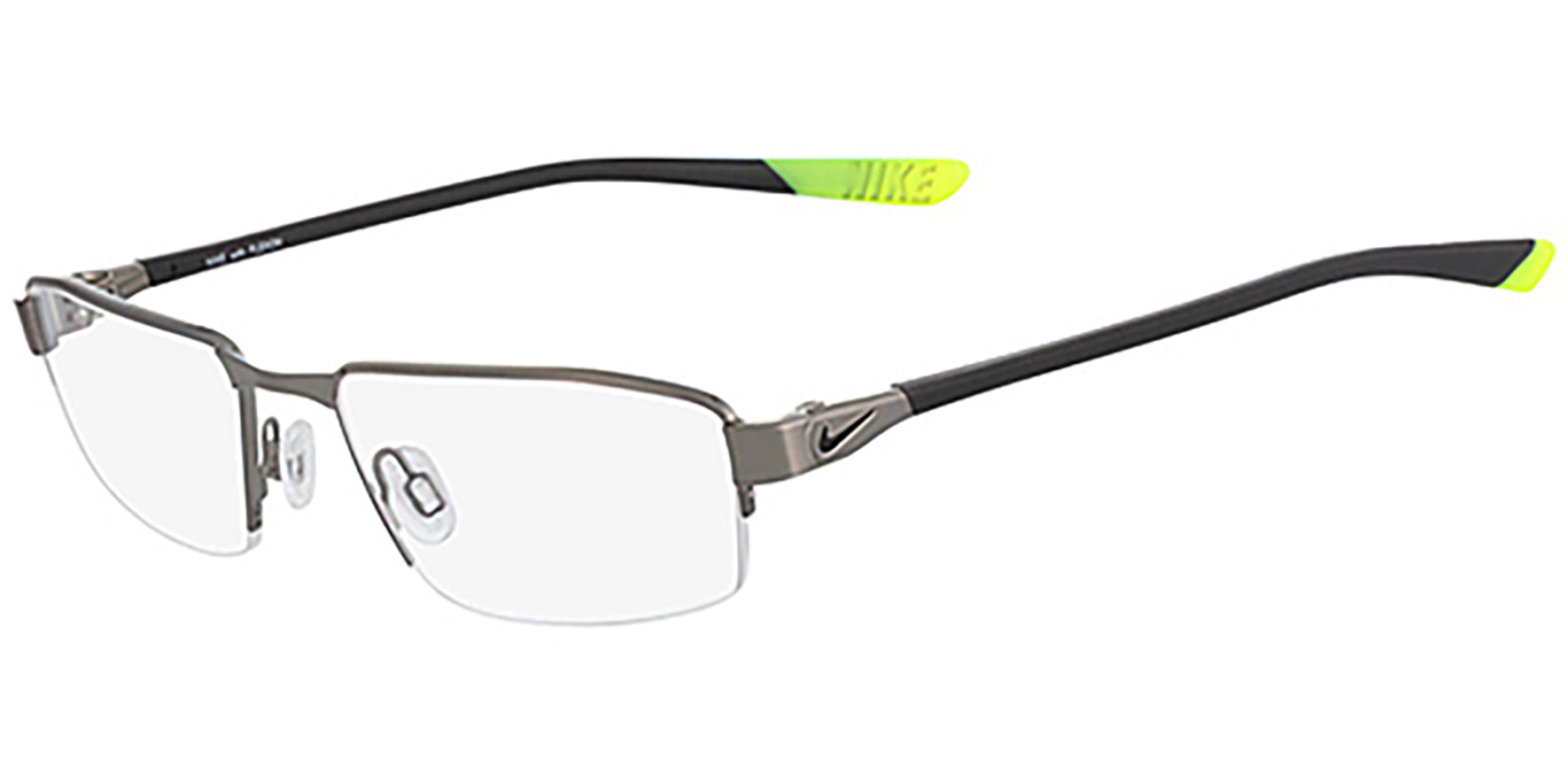 Nike Optical Flexon Semi-Rimless Gunmetal - Eyedictive