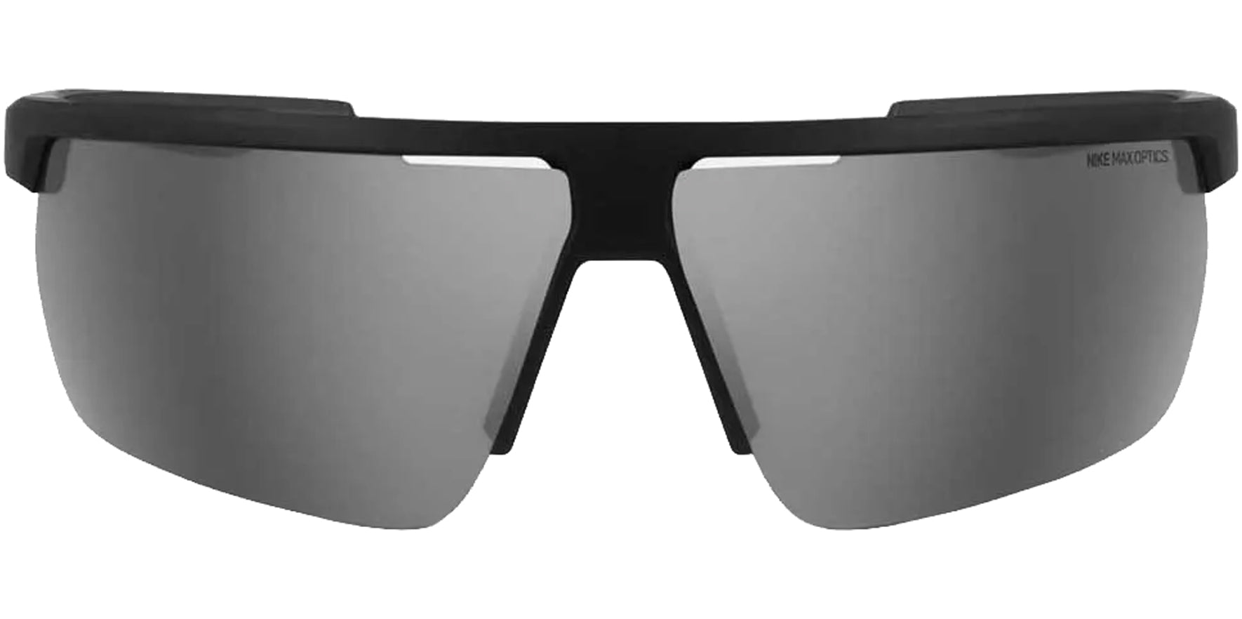 Nike Windshield 20 M Matte Black Half-Rim Rectangle w/ Max Optics Lens