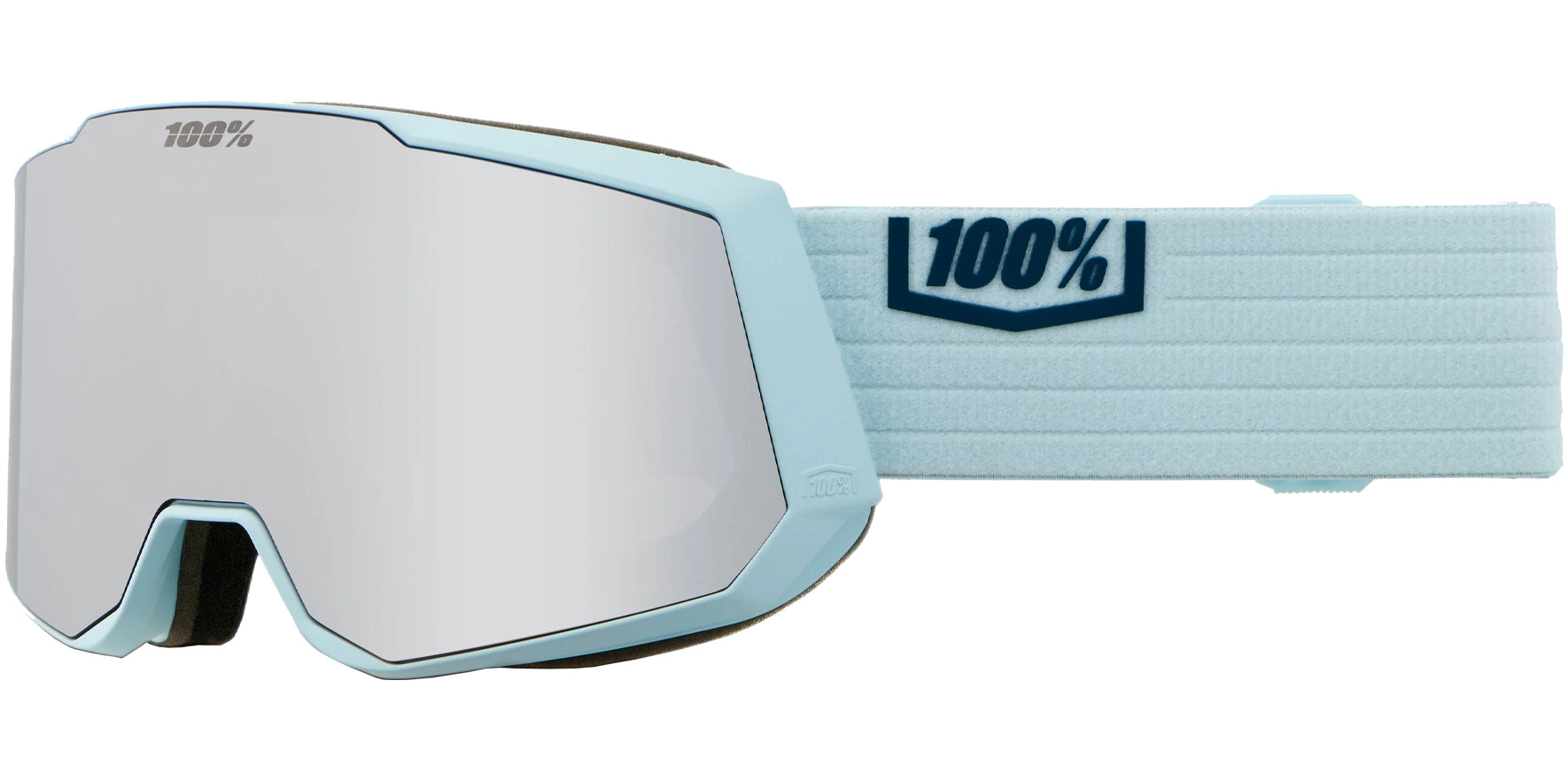 100% Snowcraft XL OTG Snow Goggles w/ HiPER Mirror Lens + Bonus Lens