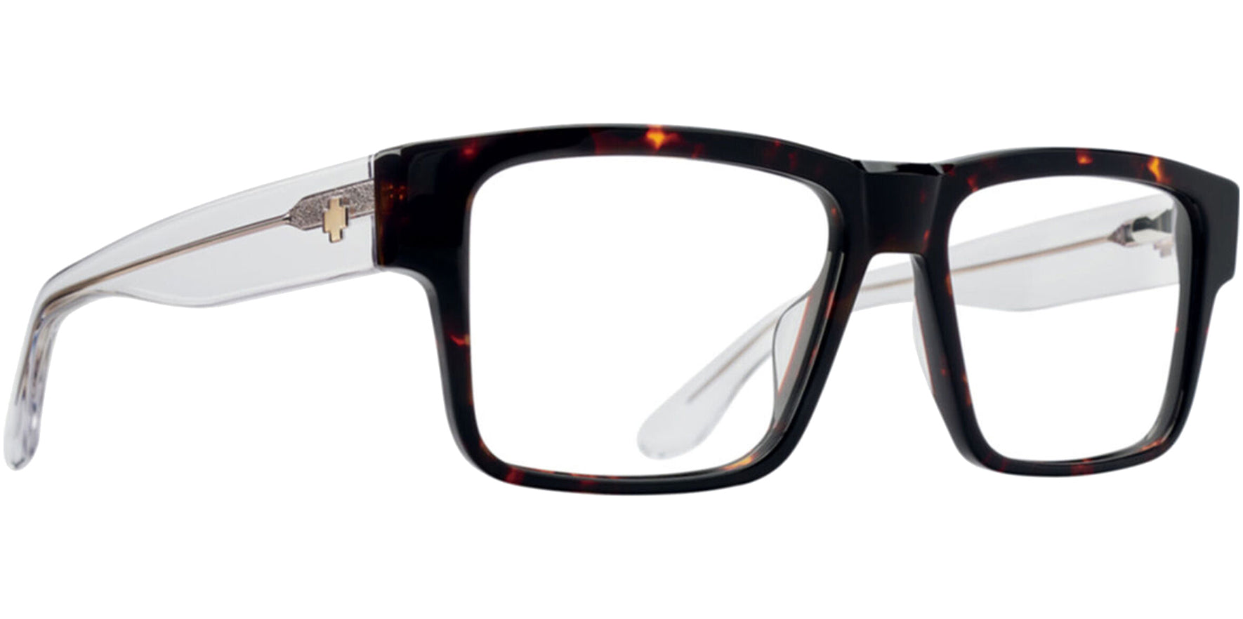 Spy Cyrusl 58 Square Eyeglasses w/ Spring Flex Hinges