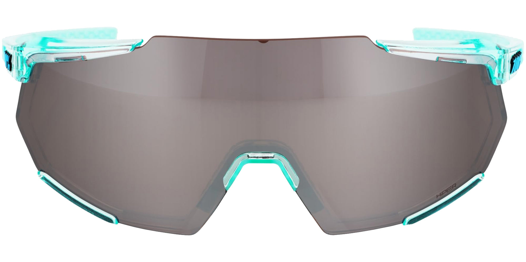 100% Racetrap 3.0 Translucent Mint Shield Wrap w/ Mirror Lens