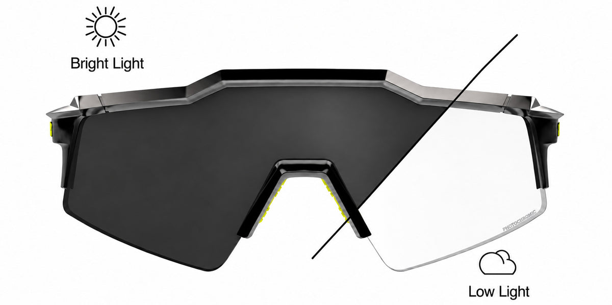 100% Speedcraft Shield Wrap w/ Photochromic Lens