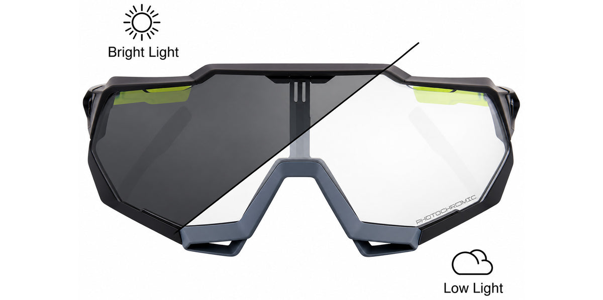 100% Speedtrap Shield Wrap w/ Photochromic Lens