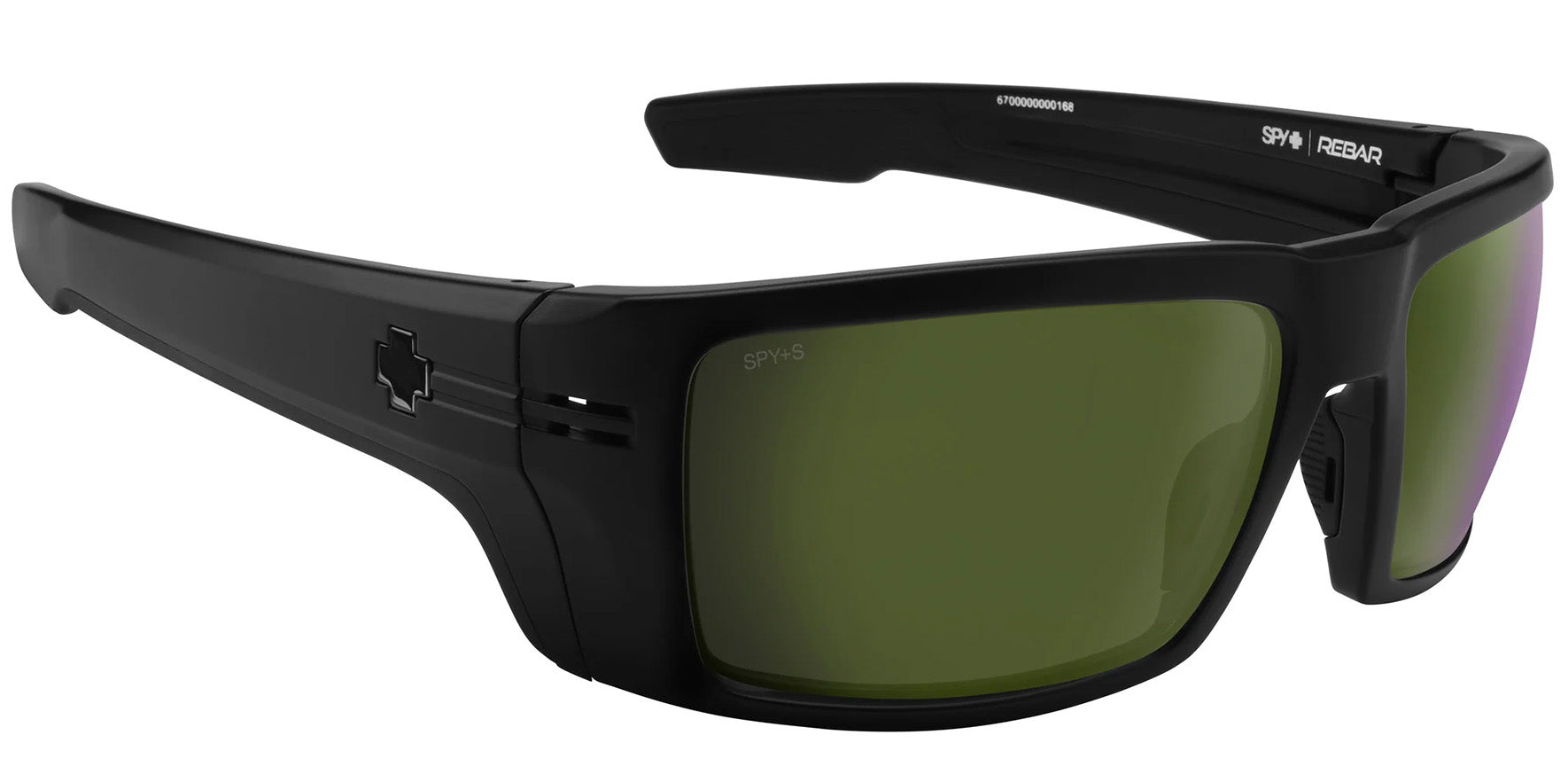 Spy Rebar Polarized Safety Sport Wrap w/ ANSI Z87.1/Z87-2+ Protection