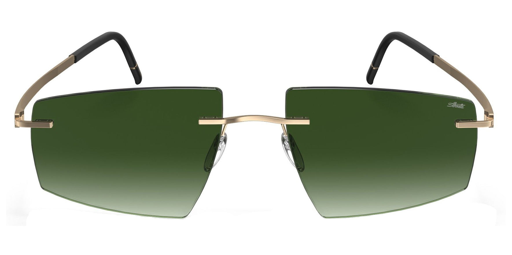 Silhouette Escondido Titanium Rimless Geometric Rectangle