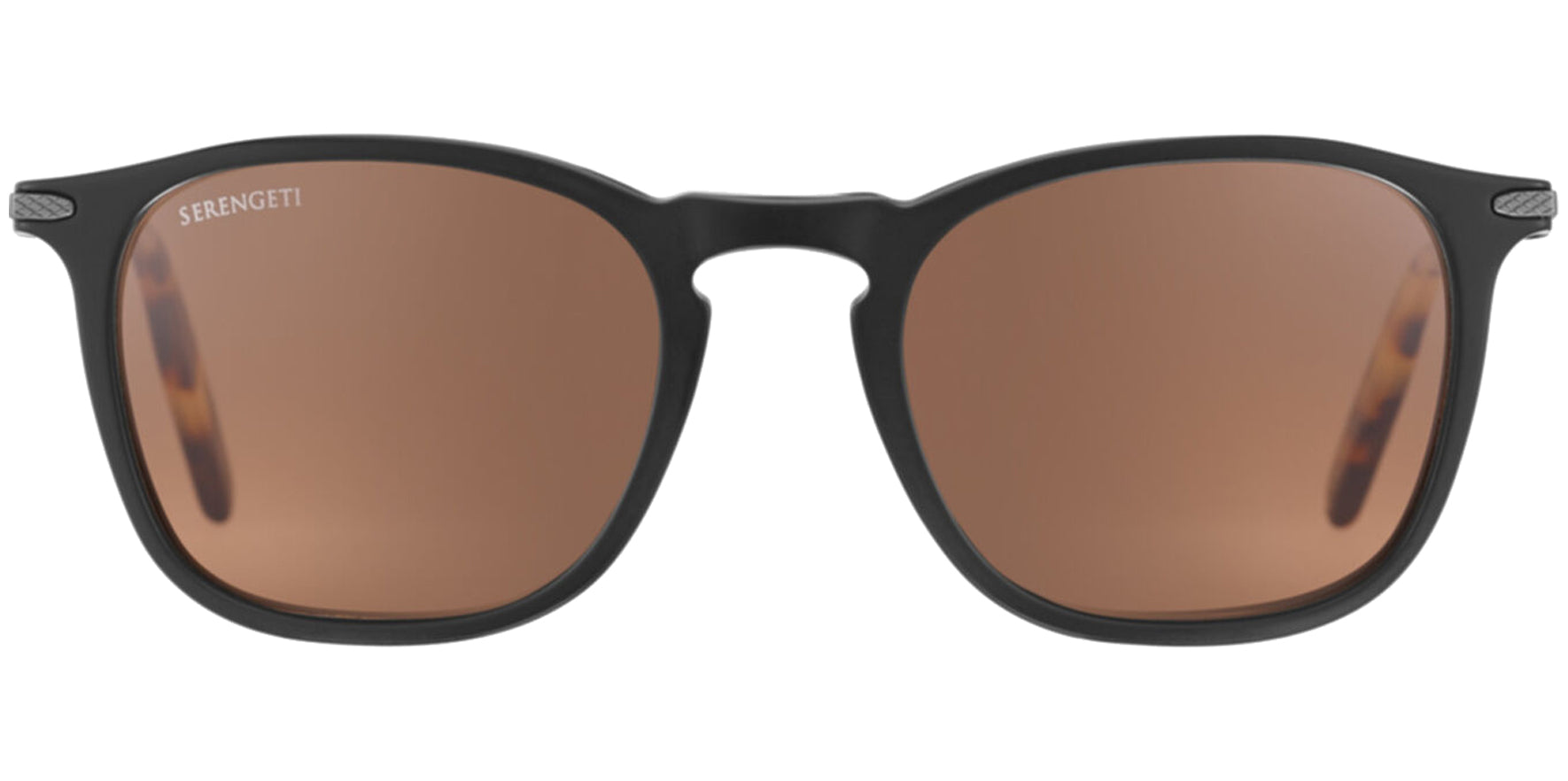 Serengeti Delio Polarized Matte Black Soft Square - Eyedictive