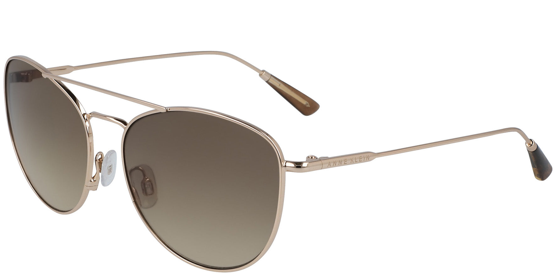 Anne Klein Stylized Aviator w/ Gradient Lens