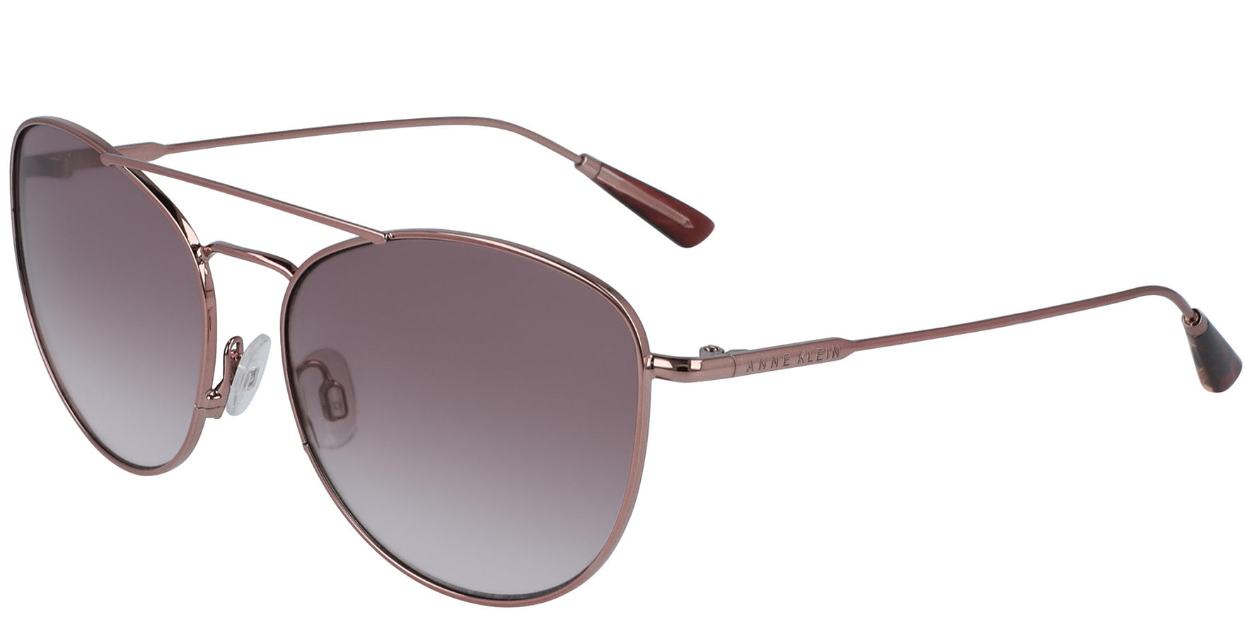 Anne Klein Stylized Aviator w/ Gradient Lens