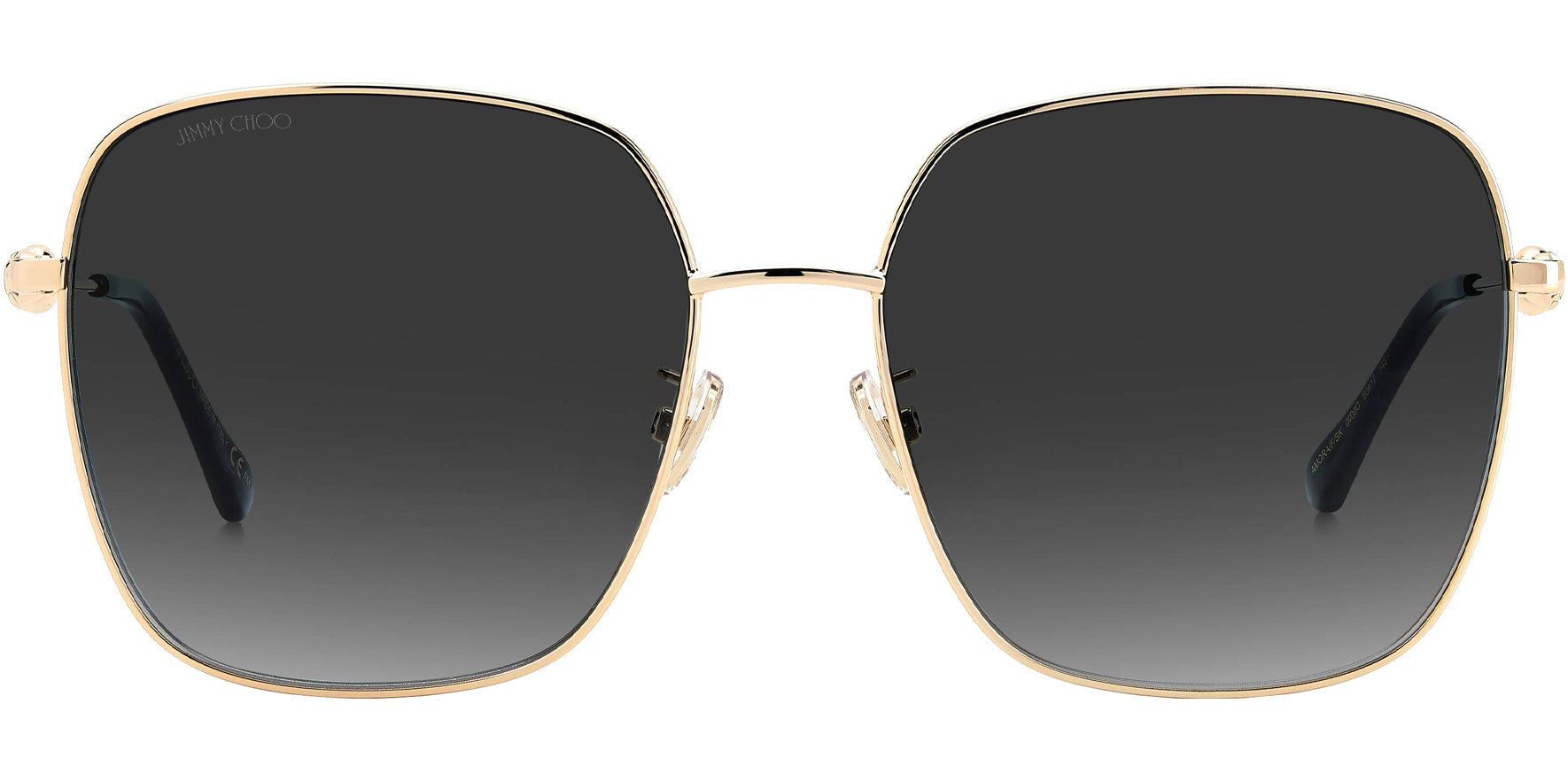 Jimmy Choo Amora Oversize Square w/ Gradient Lens - Eyedictive