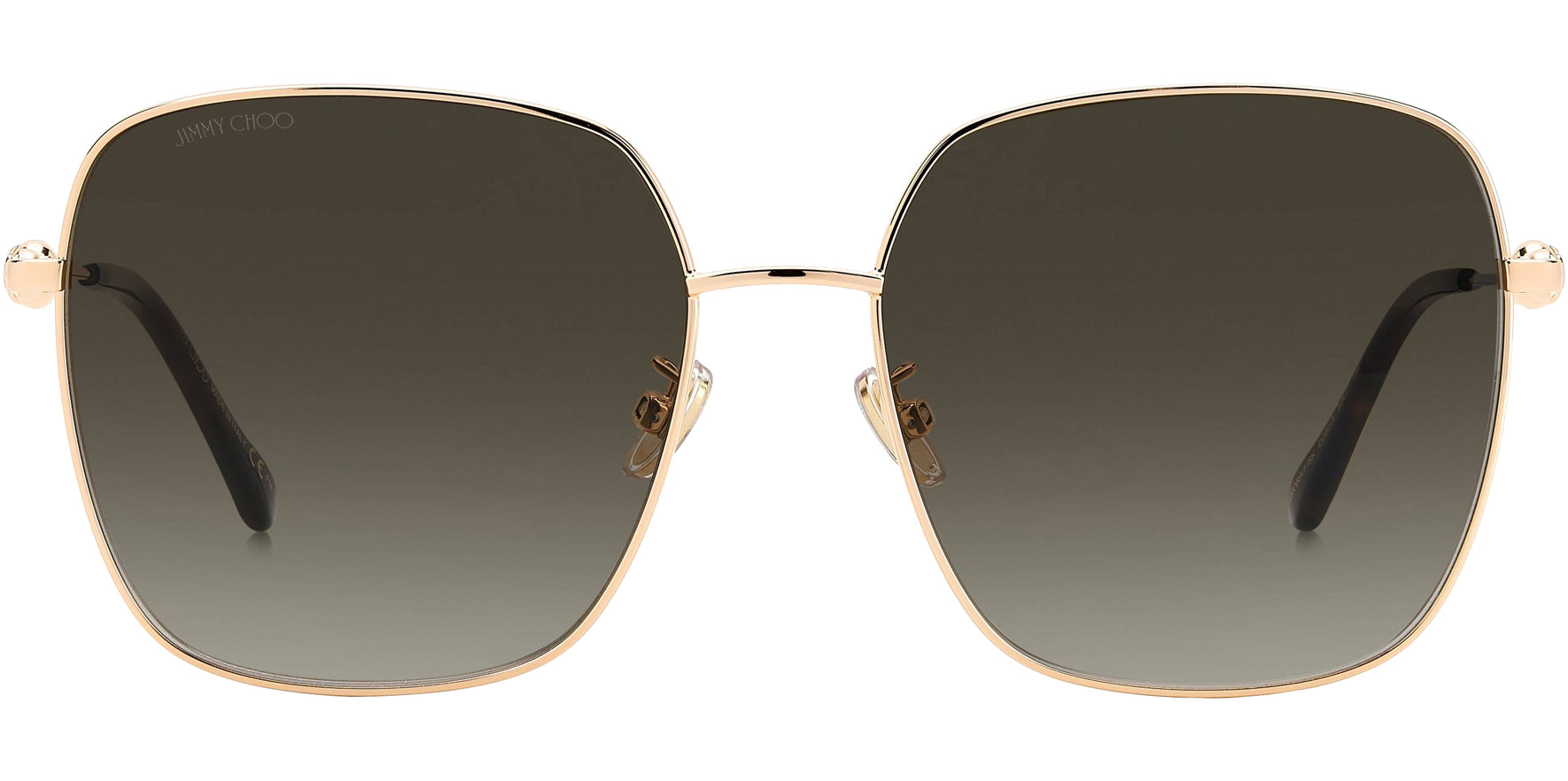 Jimmy Choo Amora Oversize Square w/ Gradient Lens - Eyedictive