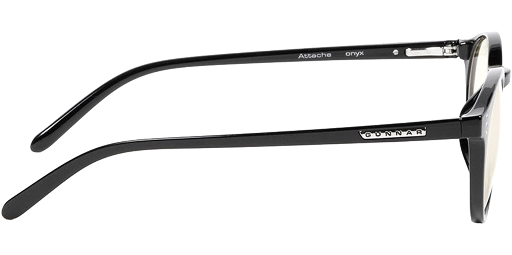 Gunnar Attache Onyx Round Gaming/Computer Glasses - Eyedictive