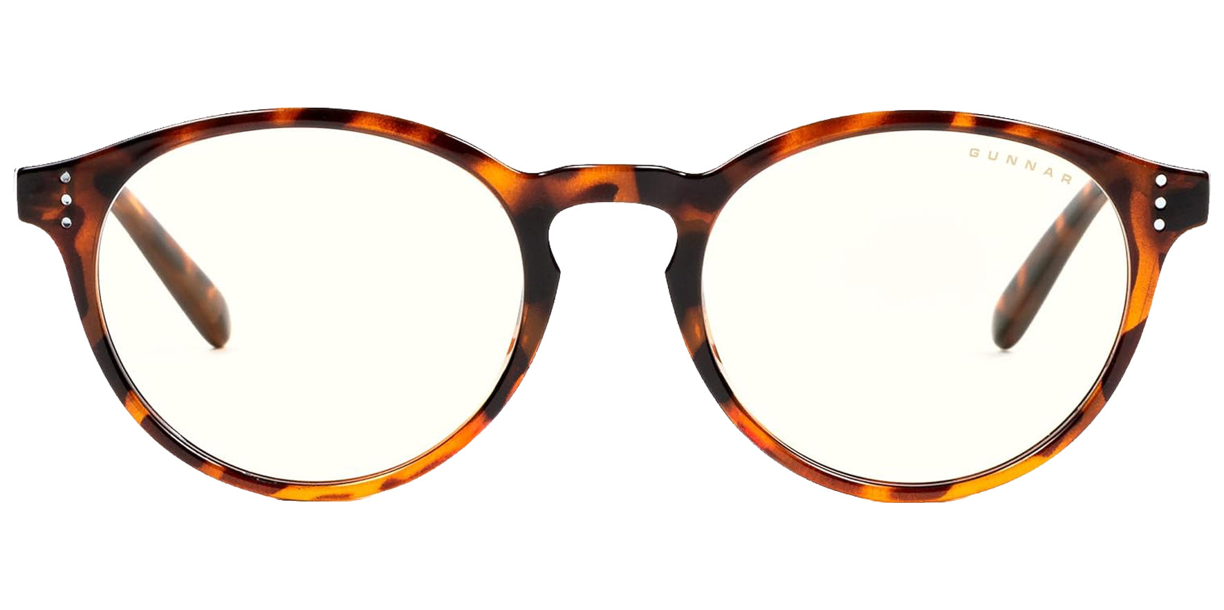 Gunnar Attache Round +1.00 Reading & Blue Light Blocking Glasses