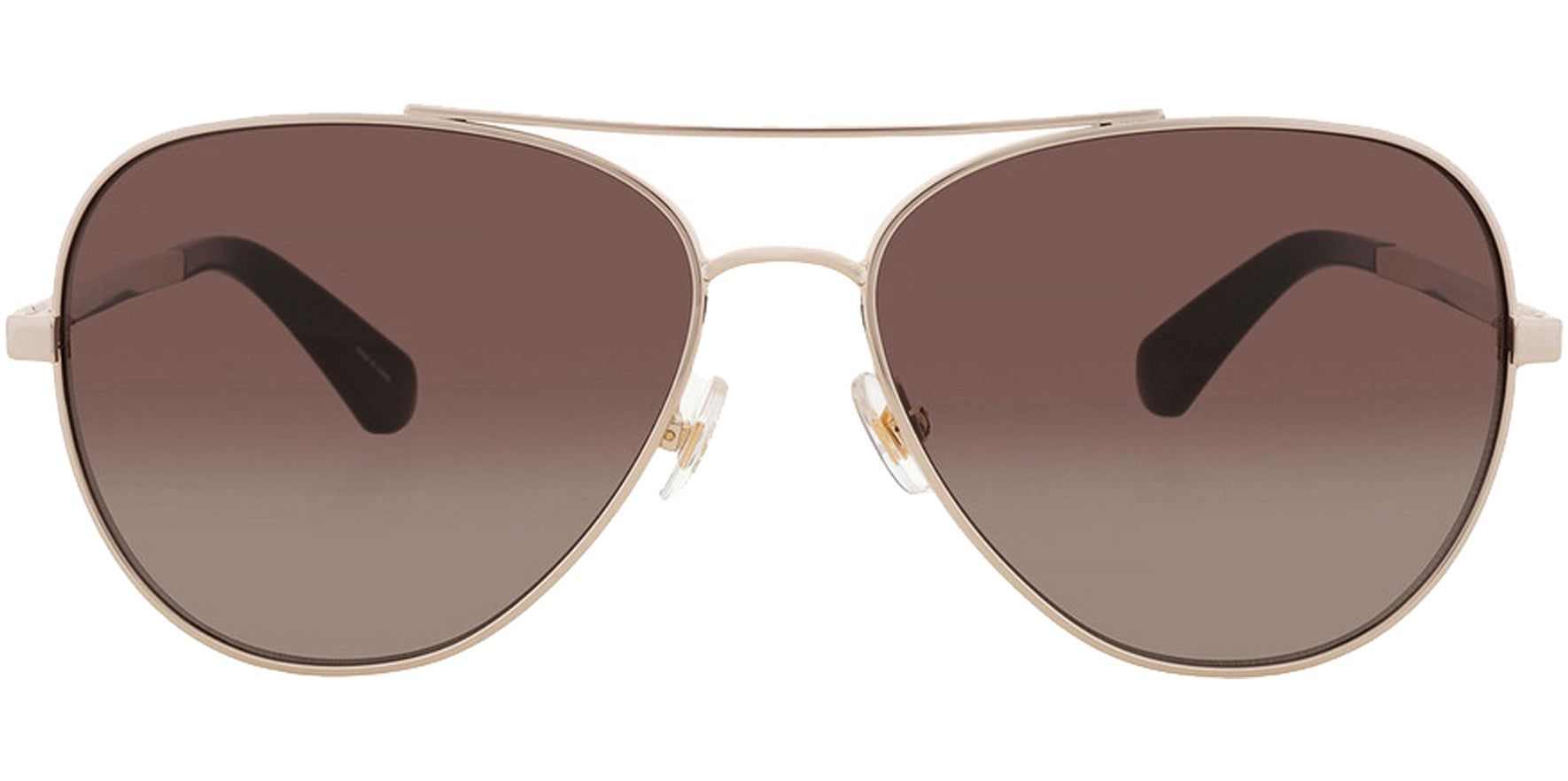 Kate Spade Avaline 2 Gold-Tone Aviator w/ Gradient Lens