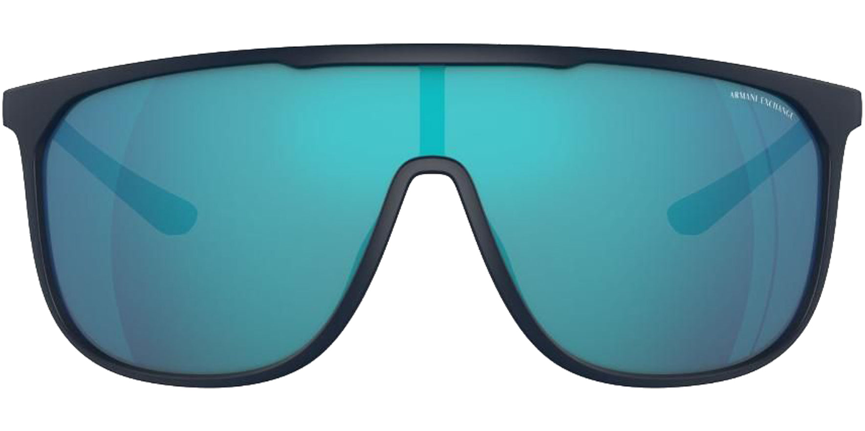 Armani Exchange Matte Blue Shield w/ Mirror Lens