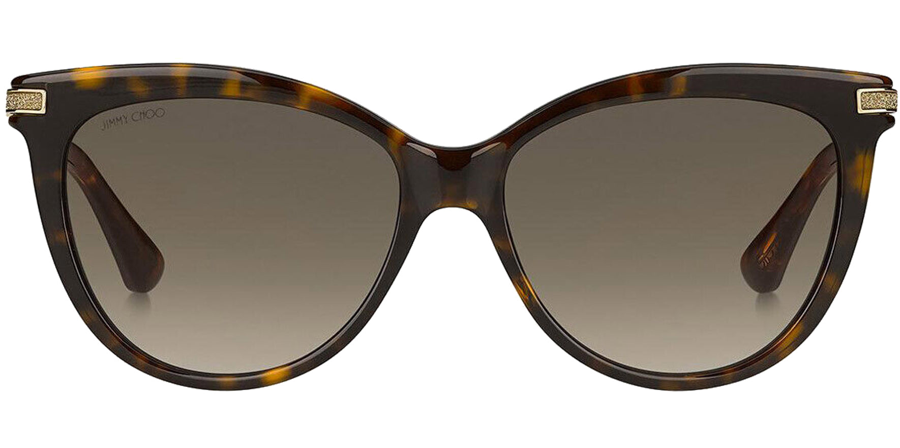 Jimmy Choo Axelle Dark Havana Cat Eye w/ Gradient Lens - Eyedictive