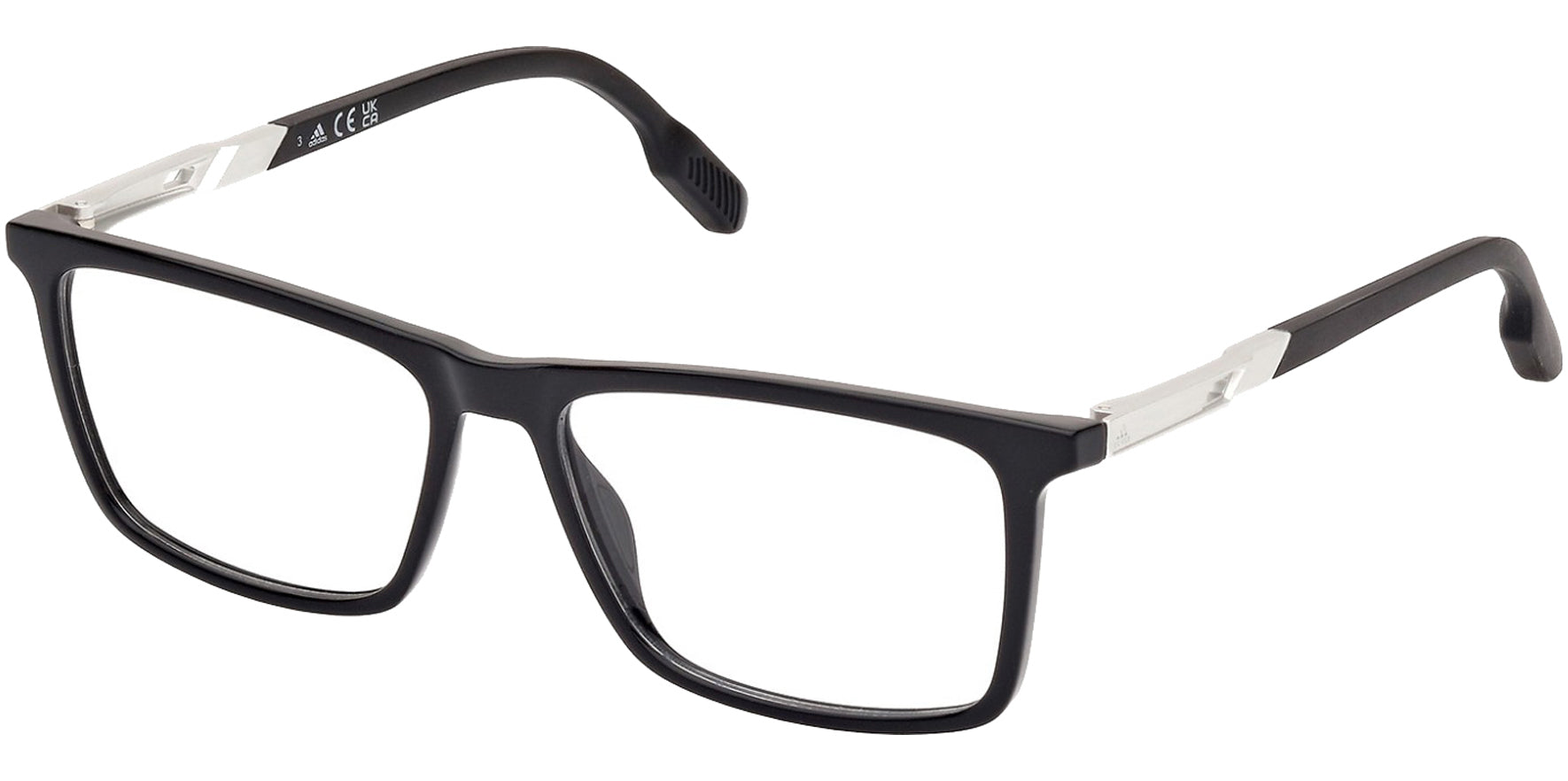 Adidas Rectangle Eyeglass Frames w/ Steel Hinges