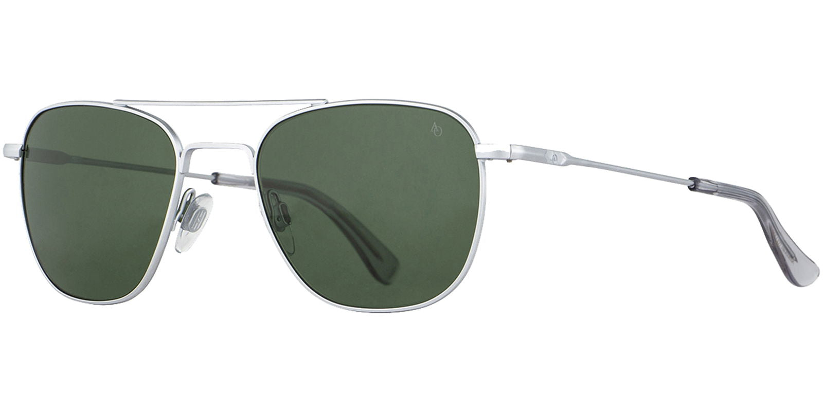 American Optical Matte Silver Original Pilot w/ Glass Lens - Eyedictive