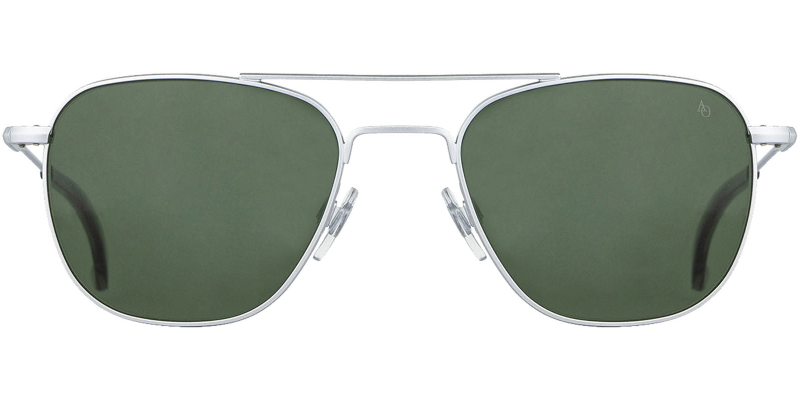 American Optical Matte Silver Original Pilot w/ Glass Lens - Eyedictive
