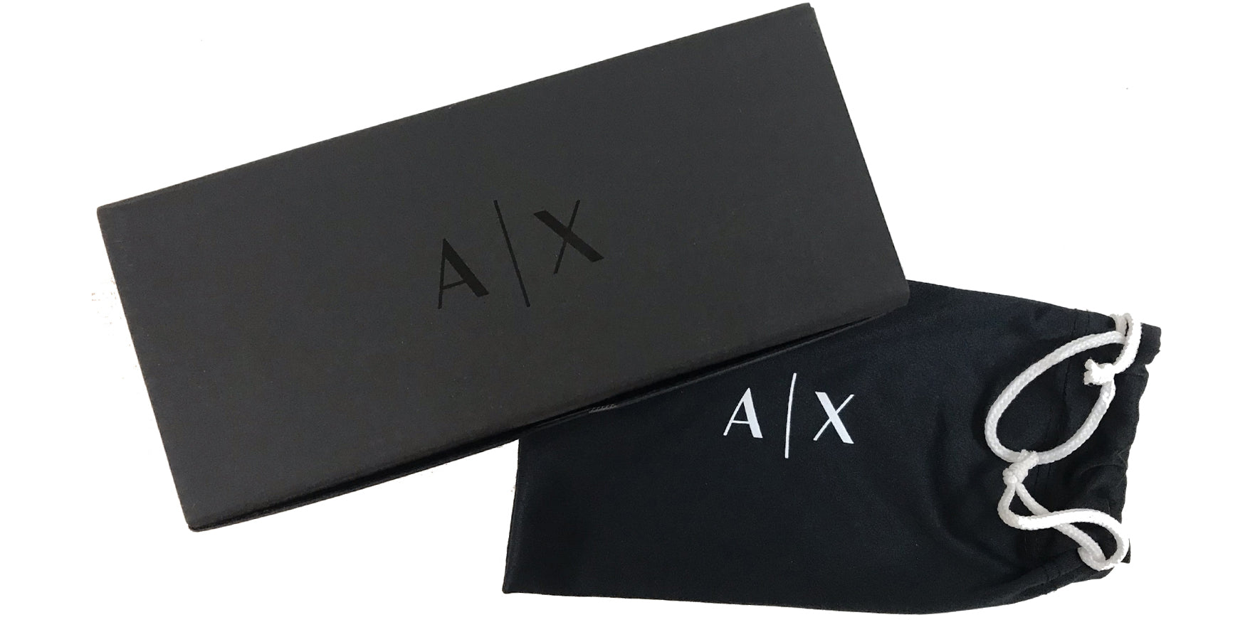 Armani Exchange Shiny Black Soft Square