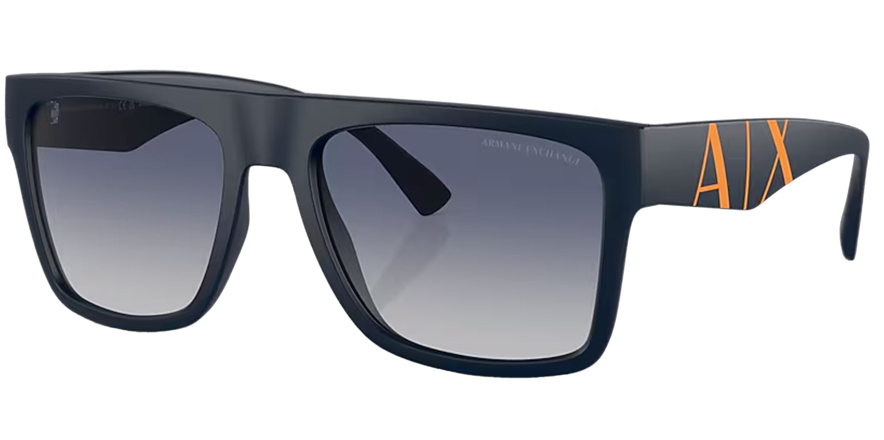 Armani Exchange Matte Blue Square w/ Gradient Lens