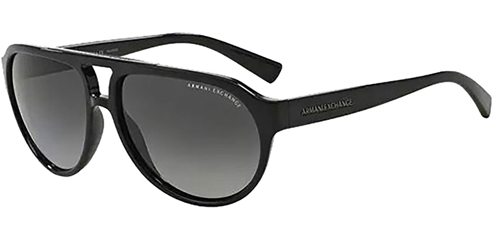 Armani Exchange Polarized Black Modern Pilot -  - Eyedictive