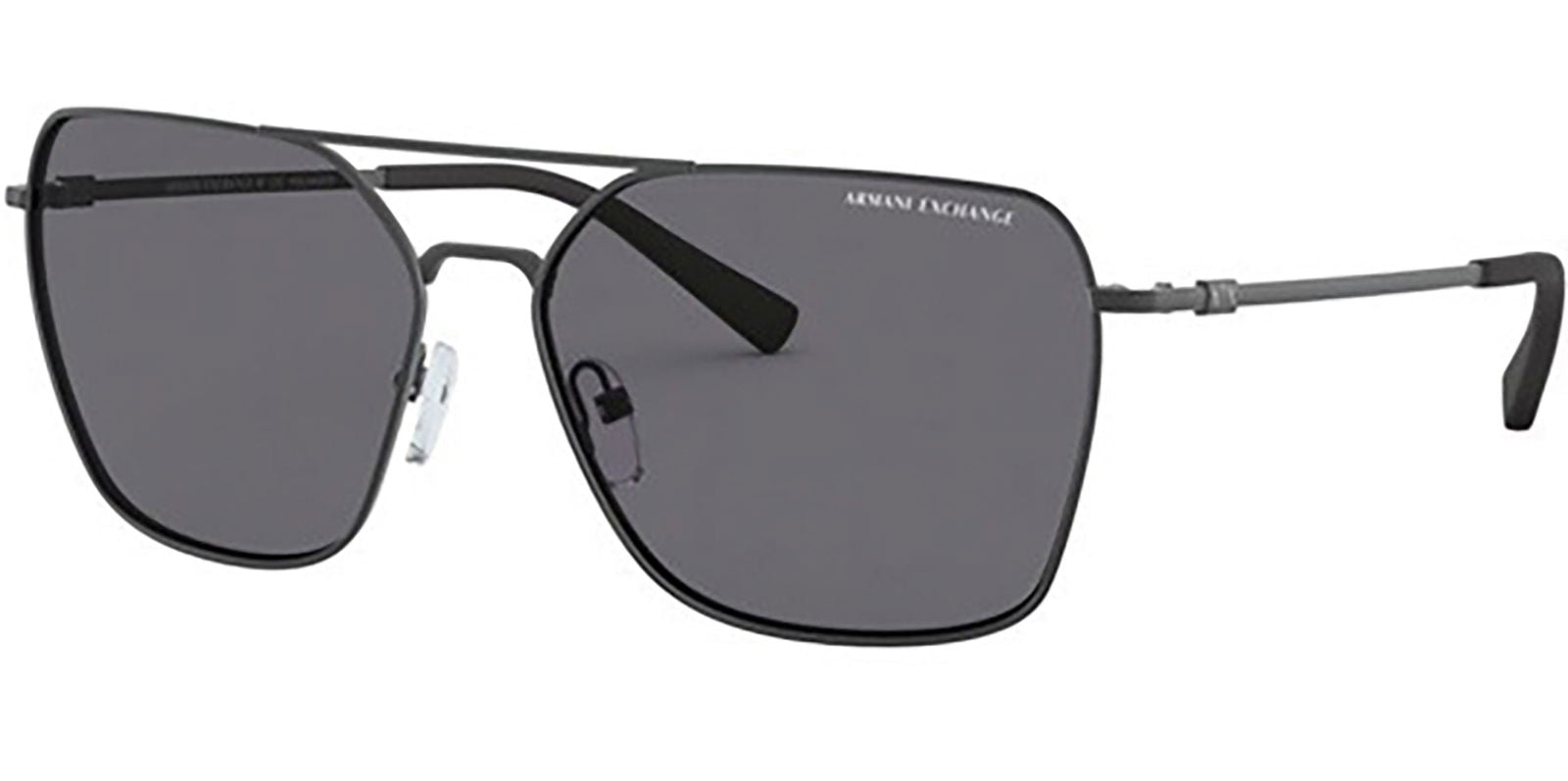 Armani Exchange Polarized Matte Dark Grey Navigator -  - Eyedictive