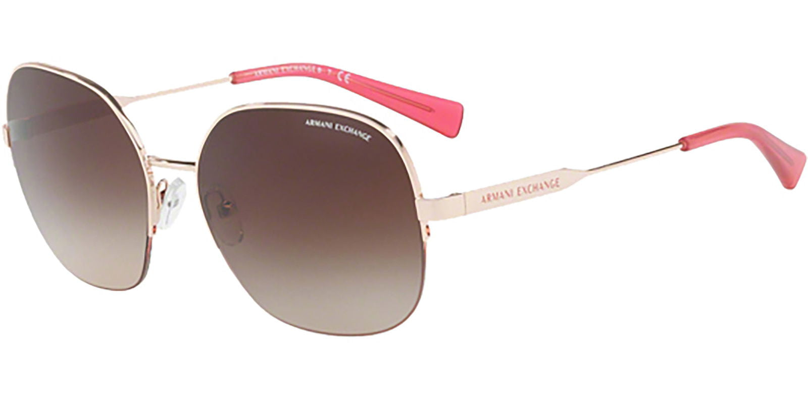 Armani Exchange Rose Gold Oversize Round -  - Eyedictive
