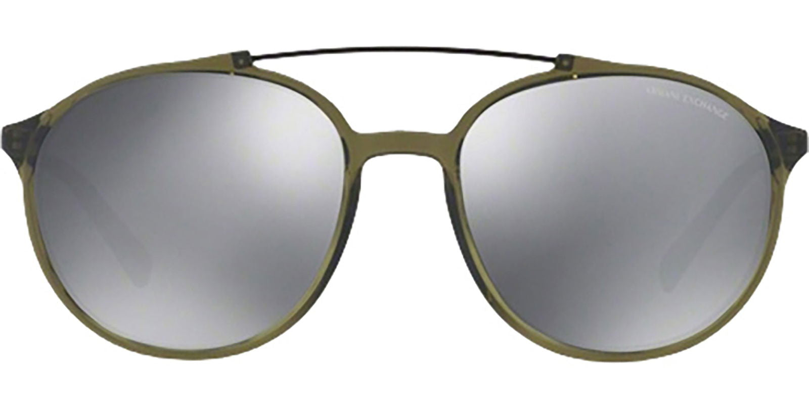 Armani Exchange Rounded Pilot w/ Grey Flash Lens -  - Eyedictive