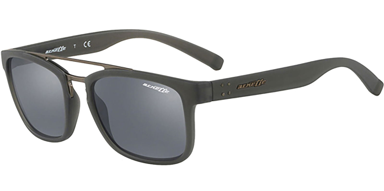 Arnette Baller Matte Grey Soft Square w/ Brow Bar -  - Eyedictive