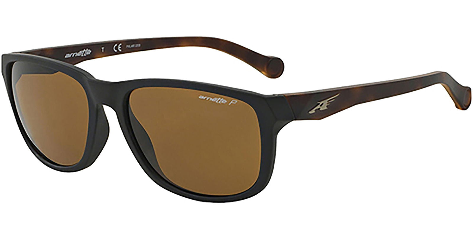 Arnette Straight Cut Polarized Matte Black -  - Eyedictive
