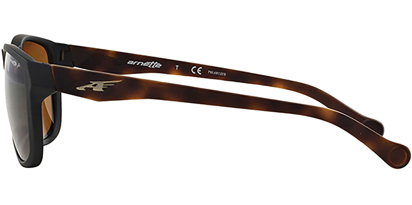 Arnette Straight Cut Polarized Matte Black -  - Eyedictive